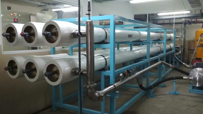 sea water reverse osmosis plant