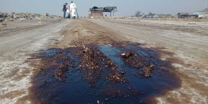 Laut Batam dan Bintan Kerap jadi Lokasi Pembuangan Limbah Kapal Asing